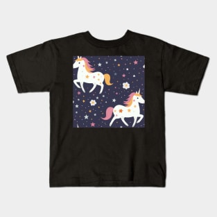 Cute Sweet Unicorn Pattern for Kids Kids T-Shirt